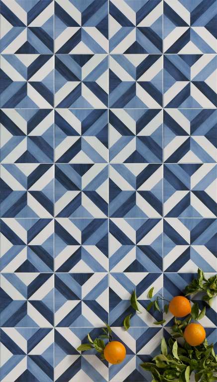 Blue pattern tiles Sydney